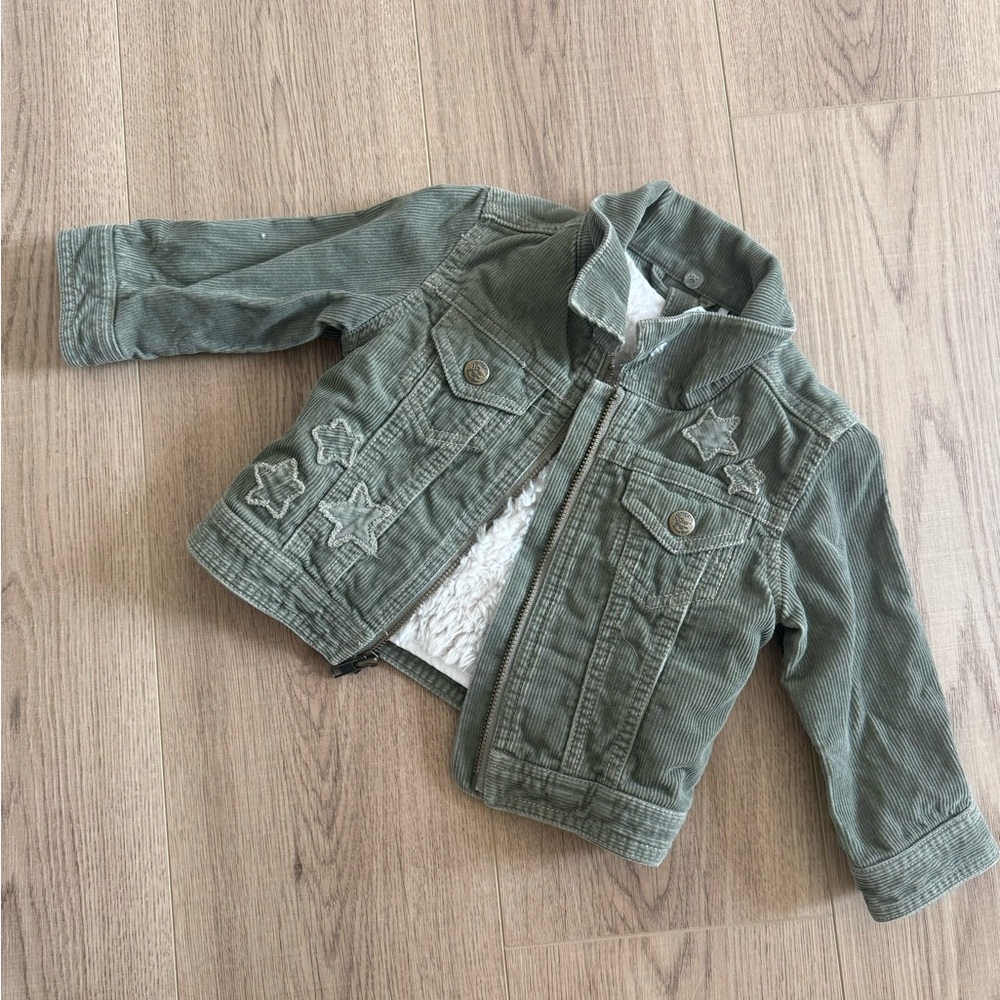 GAP Kids Olive Green Corduroy Jacket